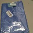 Newbridge Ribbons and Bows Damask Fabric Tablecloth, Blue, 60 x 84 Inch Oval, Wrinkle & Stain Resistant Table Cover