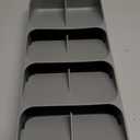 Joseph Joseph DrawerStore Compact Utensil Organizer For Kitchen Drawer Silverware, Flatware Tray, Grey (Large)