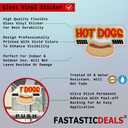 Food Truck Decals Nathan's Hot Dogs Concession Restaurant Die-Cut Vinyl Sticker & Sign 18 in on Longest Side