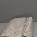 2x8 Washable Runner Rug for Hallways, Cream Beige White Grey Soft Classic Kitchen Rugs with Non-Slip, Non-Shedding Distressed Floral Rug for Hallways Entryway Bedroom Bathroom Laundry Indoor