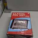 Toysmith Pin Art Fidget 3D Distraction Office Gift, Decor, Coworker gift, Dad 5", Black