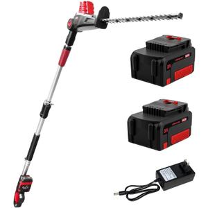 MZK 20V 23-Inch Cordless Hedge Trimmer with 2 x 4Ah Batteries