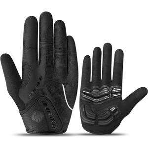 INBIKE 5mm Gel Padded Mens Cycling Gloves Breathable & Wear Resistant, Size L