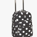Rockland Double Handle Rolling Backpack, BLACKDOT, One Size