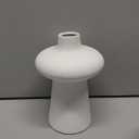 Flower Vase Dried Flower Arrangement Stylish Nordic Simple Table Centerpiece Tabletop Ornament for Office Bedside Home Decor, White