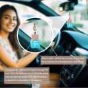 2 x L'odeur Vill Car Fresheners, 2Pack Vent Clips Car Diffuser, Up to 180 Days Hanging Air Freshener - Jasmine & Lily and Miss Coco