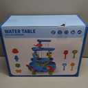 4-Tier Water Table for Kids 3-5, Summer Outdoor Beach Sensory Activity Playset Kids Sand and Water Table Toys, Birthday Gifts for Boys and Girls 3 4 5 6 7 8