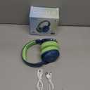 iClever BTH20 Active Noise Cancelling Headphones for Kids, 60H Play Time,Type C Fast Charging, Safe Volume 80dBA, Bluetooth5.4, AwardWinning Kids Headphones Wireless for iPad Tablet Airplane, Blue