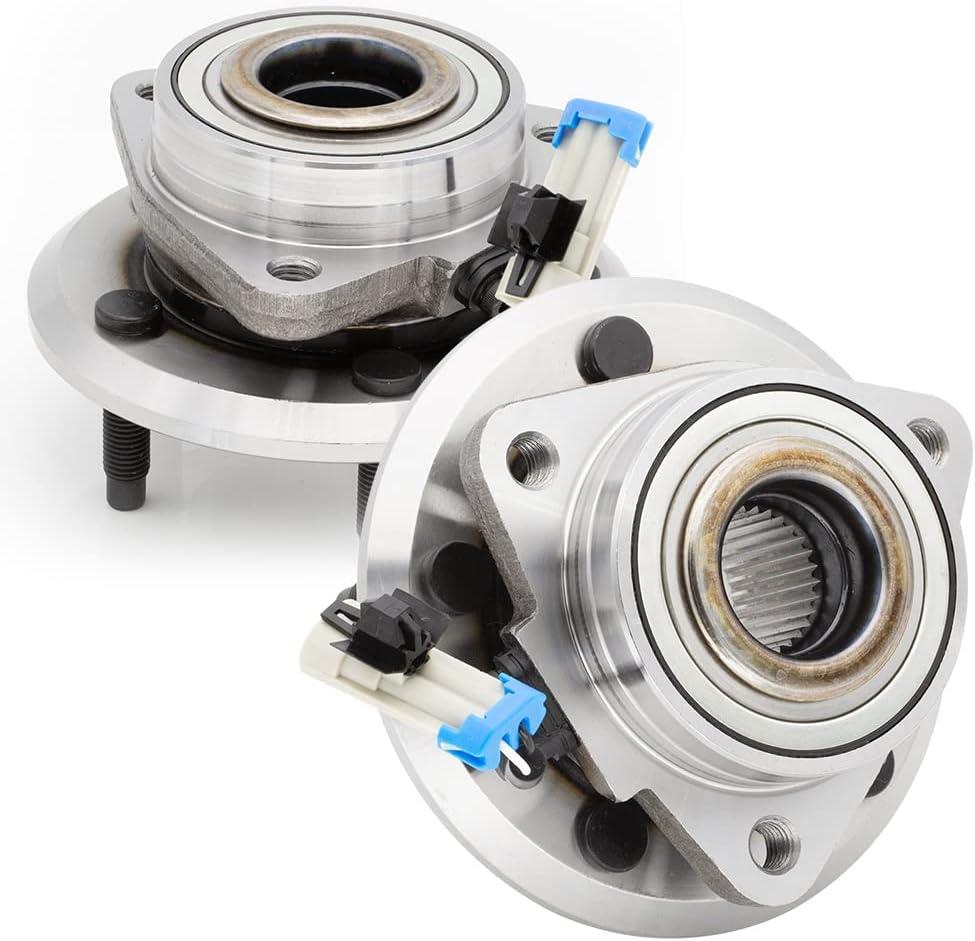 Pair of 513276 Front Wheel Hub Bearing Assembly Compatible with 2012-2015 Chevy Captiva Sport, 2007-2009 Chevy Equinox/Suzuki XL-7/Pontiac Torrent, 2008-2010 Saturn Vue