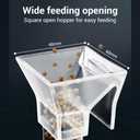 Shrimp Feeding Dish Set,Assembled Fish Shrimp Feeder Tube with Feeding Ring,Cleaning Brush for Fish Tank Fish Shrimp Crab