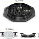 Chicken Shredder | Chicken Shredder Tool Twist | Meat Shredder for Chicken Breast, Visible Kitchen Gadgets Grinder Machine, Anti-Slip Strip, Ergonomic Handle, BPA Free, Easy Clean (Black)