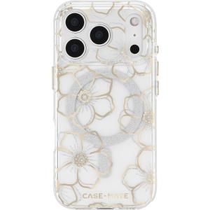 Case-Mate iPhone 17 Pro Case [Compatible with MagSafe] - Sparkly Floral Phone Case with 12ft Drop Protection - Premium Magnetic Cover for iPhone 17 Pro - Floral Gems