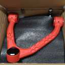 2-4 Lift Aluminum Front Upper Control Arms for 2014-2018 Chevy Silverado GMC Sierra 1500, 2015-2020 Chevy Suburban 1500, Tahoe, GMC Yukon, Yukon XL - Wrinkle Red