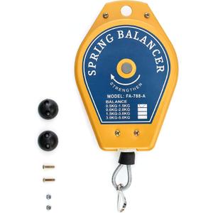 QWORK Spring Balancer, 1.1lbs - 3.3lbs Bearing Retractable Tool Fixture Holder for Assembly-line