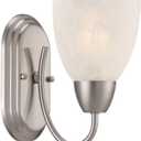 Designers Fountain 15005-1B-35 Torino Wall Sconce, Brushed Nickel, Silver, 8 in.