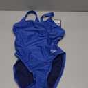 Speedo Women's Swimsuit One Piece Endurance+ Flyback Solid Adult Team Colors Speedo Blue 32