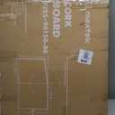 Double-Sided Large Cork Board, 60" x 36" Foldable Hanging Aluminum Framed Bulletin Board, Vision Board Pin Board Corkboards for Walls, Office, School Decor, 20 Pushpins