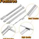 Spirit II E-310 Grill Replacement Parts for Weber Spirit E310 Natural Gas Grill Parts 3 Burner Spirit and Spirit 2 300 Series Spirit E-310 E-330 E330 310 GS4 7636 Flavorizer Bars 68950 Burner Tube Kit