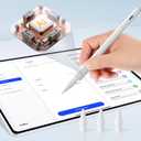 AI Stylus Pen for iPad with Built-in AI Assistant  6 Smart Functions, Custom Shortcut Keys, Tilt SensitivityiPad Pencil (2018-2024) for iPad Pro 11"/12.9", Air 3/4/5/M2/M3, Mini 5/6 Gen