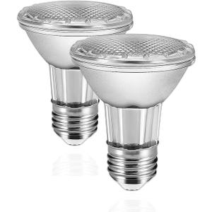 Drart PAR20 LED Range Hood Light Bulbs Under Hood, 60W Incandescent Stove Light Bulbs Replacement, 7W LED Appliance Bulbs Stove Hood, E26 Dimmable 3000K 595LM (Pack of 2)