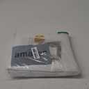 YoungsTex White Linen Blackout Curtains 63 Inch Length for Bedroom, Thermal Insulated Winter Drapes with Grommet Room Darkening Energy Saving for Living Room, 2 Panels, 52 X 63 Inch