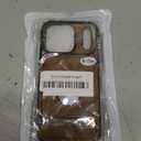 KSELF Leather Case for iPhone 17 Pro Case, Protective Slim with Kickstand Shockproof Phone Cases, Built-in Invisible Stand Compatible with iPhone 17 Pro 6.3'' (Brown)