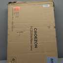 Folding Dining Table, Movable Dining Table, Kitchen Table for Small Space, Foldable and Expandable Desk Furniture with 6 Wheels, for Dining, Living Room, Apartment, White and Natural