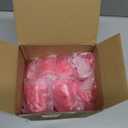 Sieral 24 Set Valentines Day Shot Glass on Beaded Necklace Bachelorette Pink Heart Shaped Shot Glasses Cute Plastic Cups Necklace Beaded Set for Birthday Wedding Party Favors Supplies Decorations