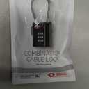 Travel Smart Conair Combination Cable Lock, Black 