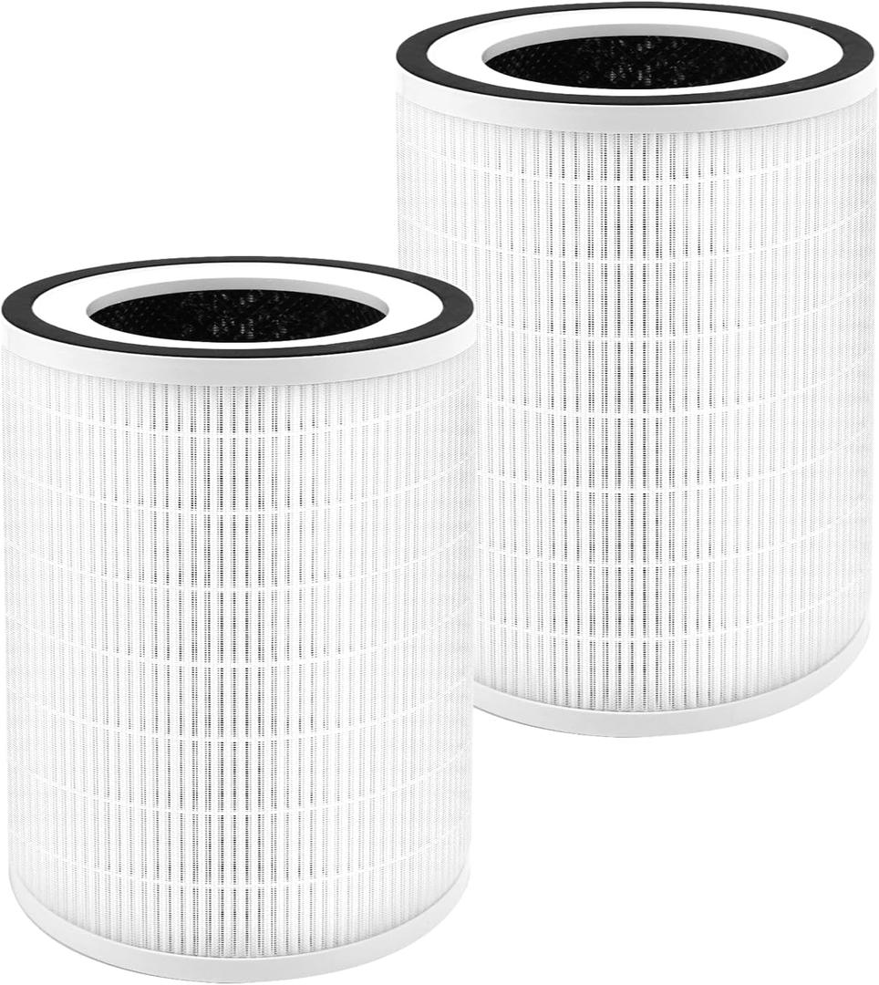 Kilo Air Purifier Filter Replacement Compatible with Afloia KILO, KILO PLUS, KILO PRO, MIRO, MIRO PRO and MORENTO MR-Kilo,Kalo, 2 Packs