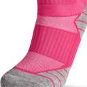 CWVLC Soccer Socks for Kids Youth Adult, Cotton Football Softball Baseball Socks (Pink)