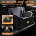 Large Dog Car Seat for Dogs Under 65 lbs,Thick High-Density Sponge Booster