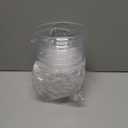 Fillable Clear Christmas Ornaments Balls, 5Pcs 5.5 inch Empty Clear Plastic Ornaments to Fill for DIY Crafts, Christmas Tree Decorations for Home Party Supplies