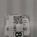 Lip Balm Keychain with Mirror - Stainless Steel Mesh Bag Keychains, Lipstick Storage Case for Women Bags Purses (Silver-black Oval Mirror)