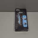 Braun Electric Series 3 Razor with Precision Trimmer, Rechargeable, Wet & Dry Foil Shaver for Men, Blue/Black, 4 Piece