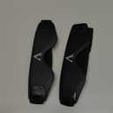 Silicone Patellar Tendon Support Strap 2-Pack, Knee Brace for Women Men, Adjustable Non-Slip Patella Band Support (Black)