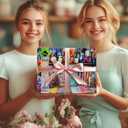 1000 Piece Puzzles for Adults,Book Jigsaw Puzzle,Flower Handbook Puzzles 1000 Pieces,Creative Games and Gifts Difficult Floral Puzzle Home Decor Toy for Adults Elders (27.5"x19.6"), 1:1 Poster