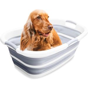 Smoochie Collapsible Pet Bathtub & Washing Station  Portable, Space-Saving Tub for Dogs & Cats, Indoor & Outdoor Grooming