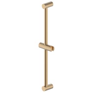 Shower Slider Bar 24 Inches with Adjustable Handheld Shower Head Holder for Bathroom - Brushed Gold Finish DT5972BG