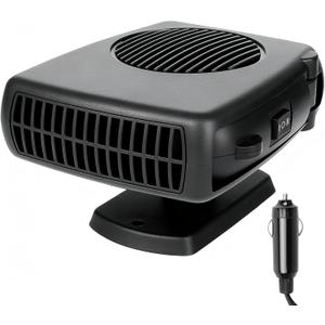 12v 200W Car Heater, Portable Car Heater and Defroster, Windshield Defogger, Applicable All 12V Vehicles Car Heater