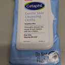 Cetaphil Face and Body Wipes, Gentle Skin Cleansing Cloths, 25 Count (Pack of 3), for Dry, Sensitive Skin, Flip Top Closure, Great for the Gym, Travel, in the Car, Hypoallergenic, Fragrance Free