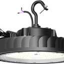 BEULT UFO LED High Bay Light 150W, 22, 500lm 0-10V Dimmable, 5000K Daylight Shop Lights for Warehouse, Workshop &Factory, Includes 5-Inch US Plug Cord, Safety Rope&Hanging Hook, AC100-277V