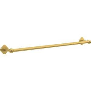 Franklin Brass Gainesville (1-Pack) 18'' Towel Rack w/ 6" Extender for Bathroom Satin Gold Towel Bar for Bathroom Wall Mounted Towel Holder Rod GNV26-SG