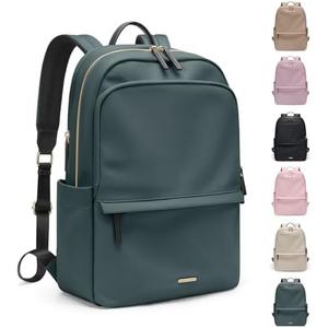GOLF SUPAGS Women Laptop Backpack Casual Daypack for Work Travel College Backpack Purse Fits 14 Inch Notebook (Atrovirens)