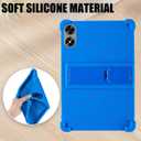 ATOOZ for SHARECLOUD P10_T Tablet Case 10.1 inch 2025,Soft Silicone Kids Case for Frameflow P10_A Tablet with PC Stand (Blue)