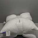 MIULEE 22x22 Pillow Inserts, Firm and Fluffy Decorative Square Throw Pillows for Couch Sofa Bed, Down Alternative with 100% Cotton Cover Pack of 2