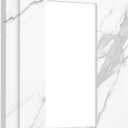 Decorative Outlet Covers Modern White Gray Marble 1 Gang Single Rocker Light Switch Cover Plate Wall Plates GFCI Faceplate for living Room Bathroom Decor