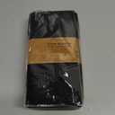 Ruvanti Cloth Napkins set of 12, 18x18 Inches Napkins Cloth Washable, Soft, Durable, Absorbent, Cotton Blend. Table Dinner Napkins Cloth for Hotel, Lunch, Restaurant, Weddings, Events, Parties - Black