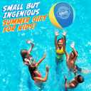 Billeeit 5Pcs Water Skipping Balls Set for Pool Play, Multi-Colored Splash Water Bouncing Balls, Fun Water Pool Beach Swim Toys & Games for Kids 3+ 4-8-12 and Adults
