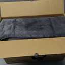 Waterproof Dog Bed for Crate - Outdoor Crate Pad for Small Medium Dogs, Orthopedic Egg Crate Foam, Anti-Slip, Reversible & Washable Cover, 29" x 18", Gray (Grey)